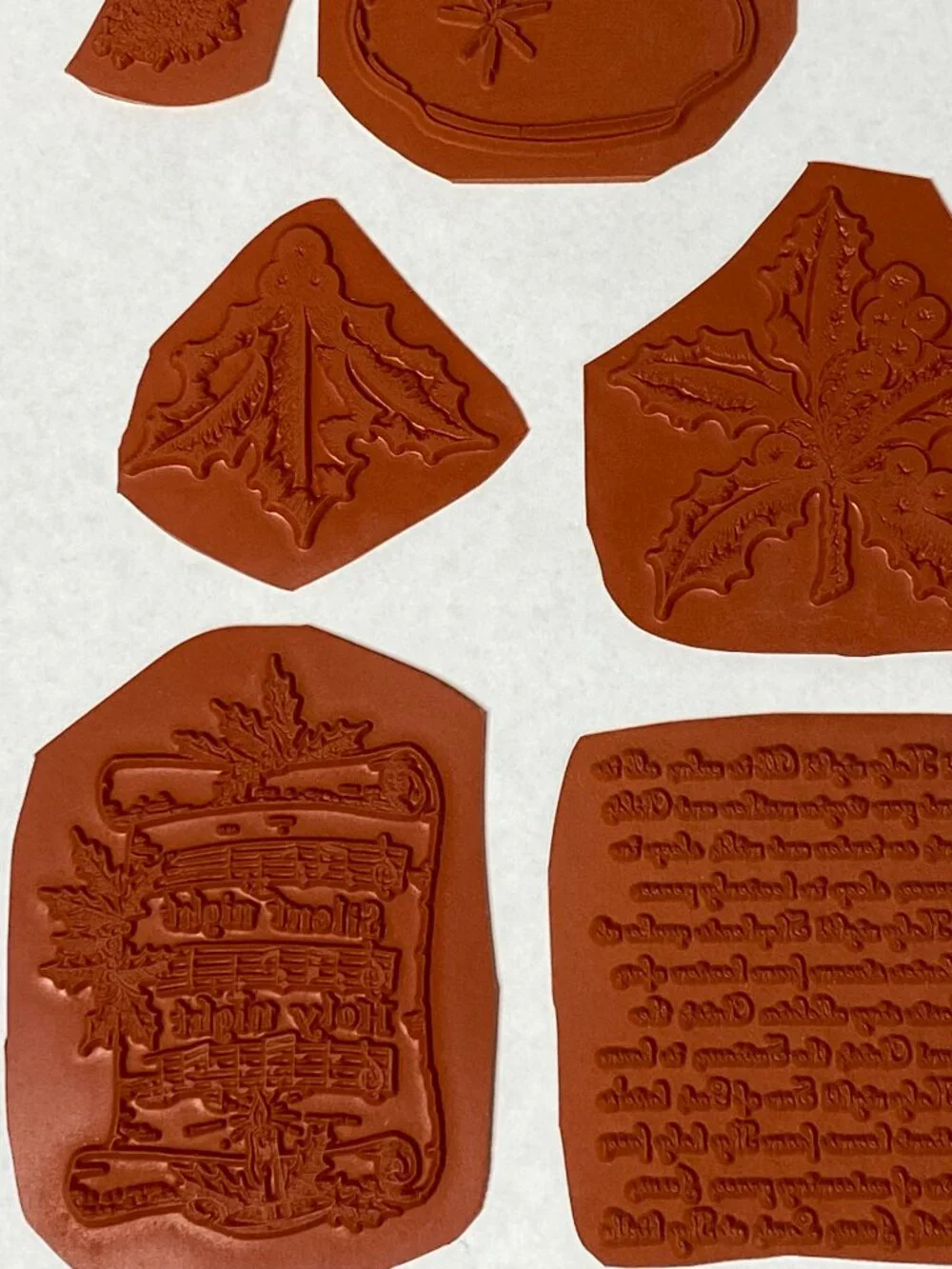NEW HEARTFELT CREATIONS Rubber Cling Stamps Mixed Theme NEW OLD STOCK 10pc Lot